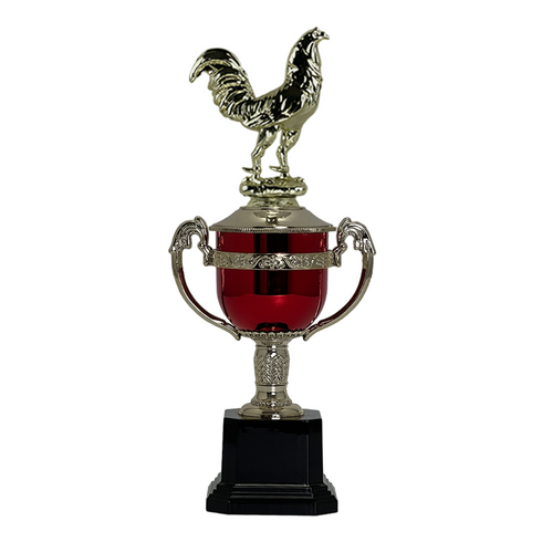 Trofeo de Copa con Figura Serie PC de Gallo